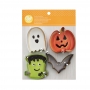 Set 4 Cortadores Galletas Halloween