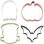 Set 4 Cortadores Galletas Halloween