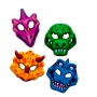 Set 4 Máscaras Dinosaurios