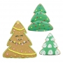 Juego 3 cortadores árbol de navidad