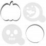 Set 2 Cortadores Halloween con Stencil