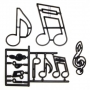 Set Cortadores Patchwork Notas Musicales