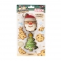 Set de 2 Cortadores Papá Noel y Árbol