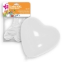 Set de 2 Globos Blancos Corazón 50 cm