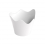 Set de 25 tulipas blancas de 90 ml