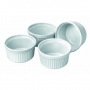 Set de 4 moldes ramequín 9cm Ibili