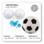 Set de 4 piezas para hacer balones 3D