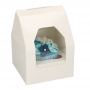 Set de 5 Cajas para 1 Cupcake Blanca