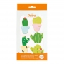 Set de 5 Decoraciones de Azúcar Cactus