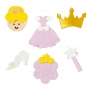 Set de 6 figuras de azúcar Princesa