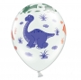 Set de 6 Globos Dinosaurios 30cm