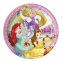 Set de 8 Platos Princesas Disney 23 cm