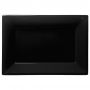 Set de 3 Bandejas Negras 33 cm x 23 cm