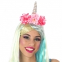 Diadema de Unicornio con Flores