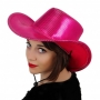 Sombrero Cowboy Lentejuelas Rosa