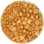 Sprinkles Medley Gold Deluxe 65 gr - FunCakes