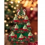 Stand para cupcakes navideño 3 pisos