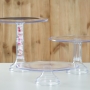 Set de 3 Stands Transparentes Altura Variable