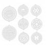 Pack 8 Stencils Decorativos para Tartas