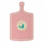 Tabla de cortar retro en color rosa