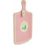Tabla de cortar retro en color rosa