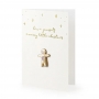 Tarjeta Navidad con Pin Gingerbread