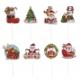 Set de 100 Toppers Surtidos de Navidad