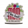 Topper para tarta The Best Mom 12 cm