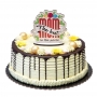 Topper para tarta The Best Mom 12 cm