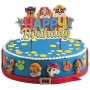 Topper de Papel para Tarta Patrulla Canina 16 cm