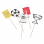 Toppers para Cupcakes Fútbol 12 ud