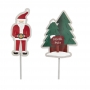 Toppers para Dulces Santa Claus 12 ud