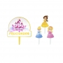 Toppers para Tarta Princesas 4 ud