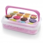 Transportador de Cupcakes con Bandeja Reversible