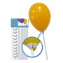 Varillas con Soporte para Globos Blanco 12 unidades
