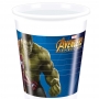 Juego de 8 vasos Vengadores Infinity War 200 ml