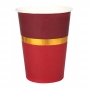 Vasos de Papel Navidad Chic Rojo 10 ud