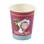 Juego de 8 vasos Masha y el Oso 200 ml