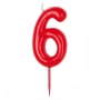 Vela Nº 6 Roja