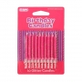 Velas Fucsia con brillo