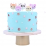 Velas de Cumpleaños Kawaii 3D 5 ud