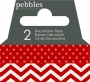Pack 2 Washi Tape Lunares y chevron Rojo