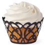 Cupcake Wraps Swirls Black