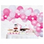 Arco de globos para fiestas en color rosa Arco de globos para fiestas en color rosa