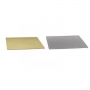 Base rectangular para tartas plata/oro 40 x 60 cm