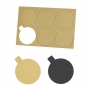 Bases de Cartón Plata/Oro 8 cm (12 uds) - My Karamelli Bases de Cartón Plata/Oro 8 cm (12 uds) - My Karamelli