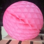 Pompón Nido de Abeja rosa 30 cm