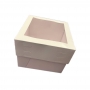 Caja para Tarta Altura Regulable con Ventana 25 cm Caja para Tarta Altura Regulable con Ventana 25 cm