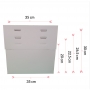 Caja para Tartas Ajustable 4 Alturas 35 cm Caja para Tartas Ajustable 4 Alturas 35 cm