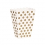 Cajas para Palomitas Lunares Dorados 8 ud Cajas para Palomitas Lunares Dorados 8 ud